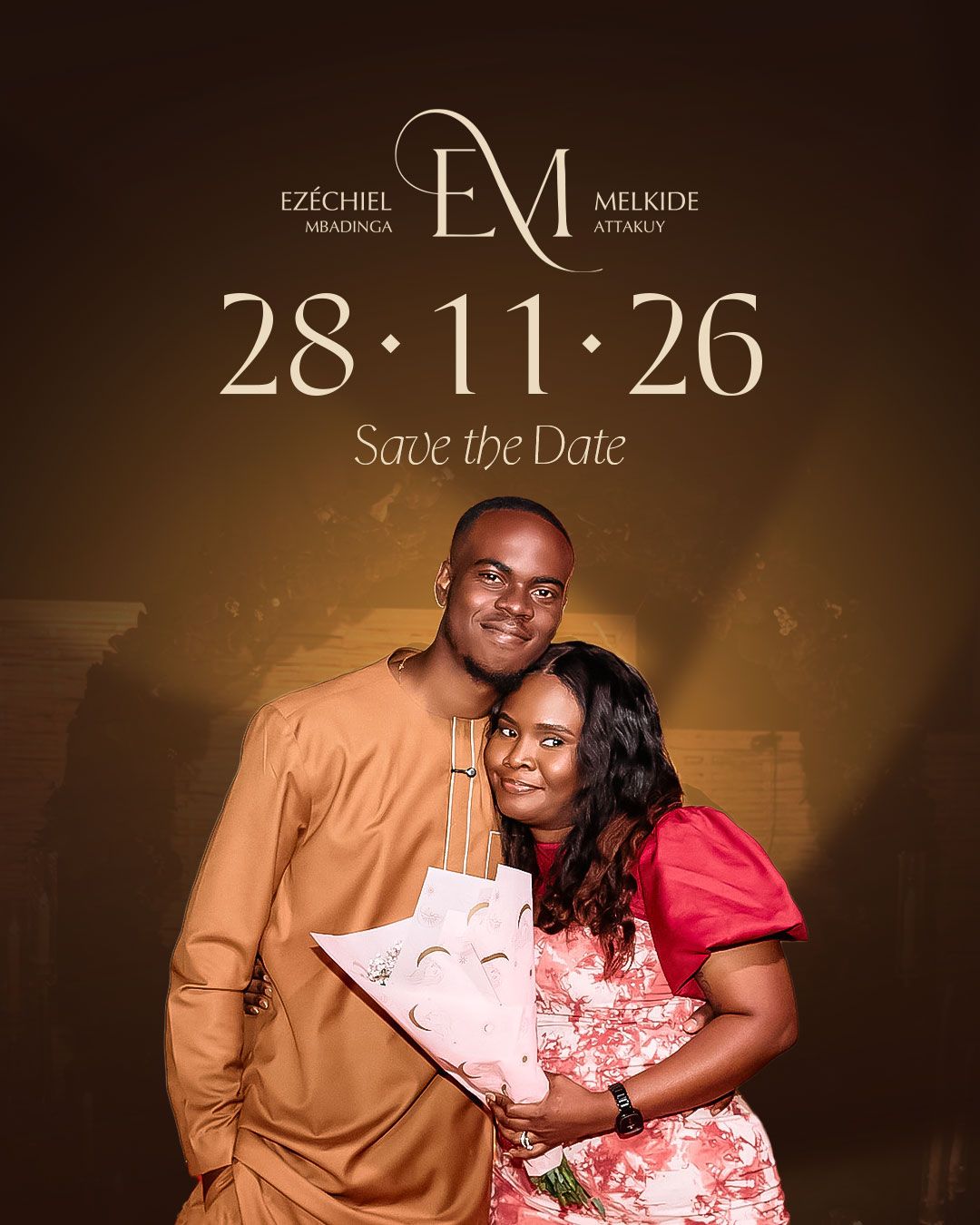 Save the date Ezéchiel et Melkide